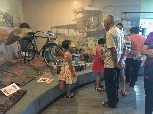 Visit the paddy processing factory and gallery