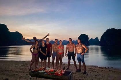Sunset Glow & Bioluminescent Plankton Kayak Journey in Lan Ha Bay