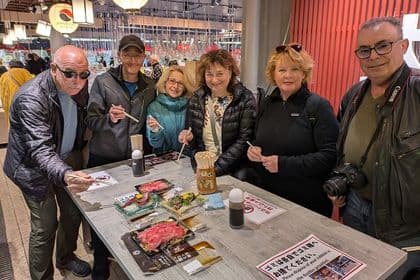 Taste of Kanazawa (Food tasting in Omicho Market & Higashi Chaya)