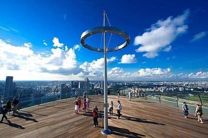 Singapore Marina Bay Sands Observation Deck E-Ticket
