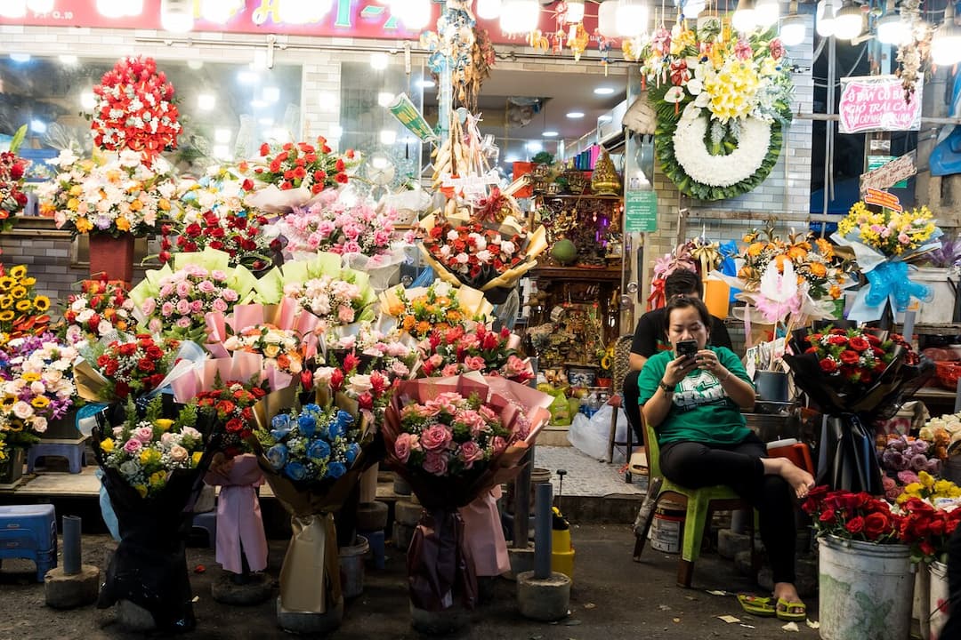 Ho Thi Ky Flower Market