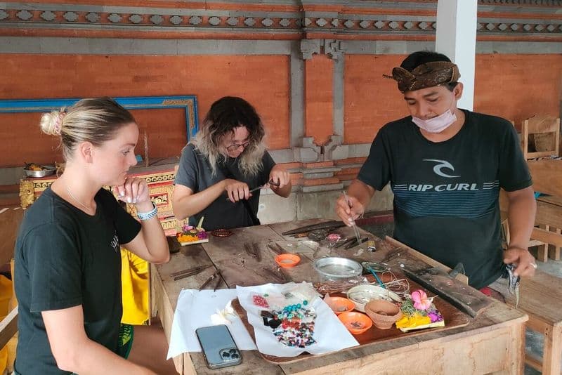 ubud silver jewelry making class